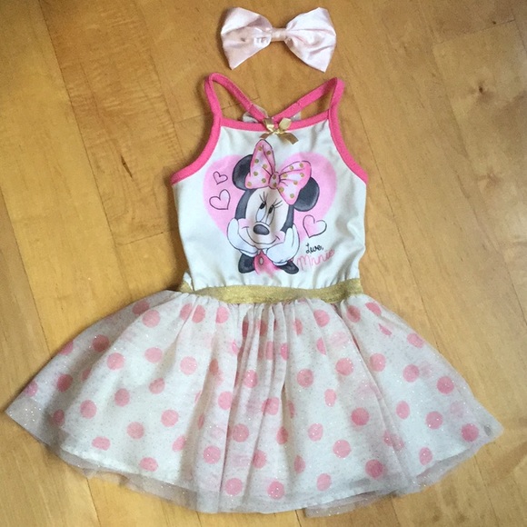 Disney Other - Minnie Mouse 2T tutu dress 🎀